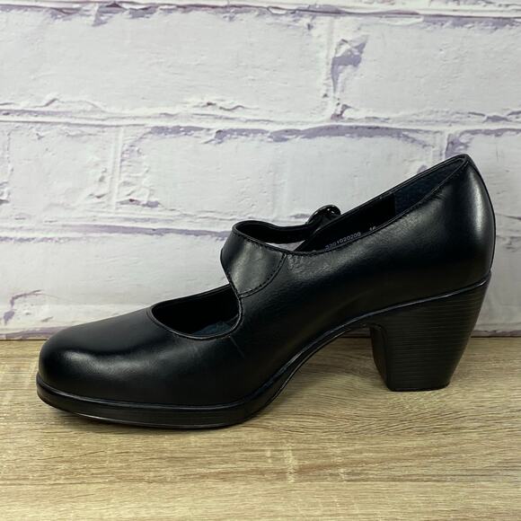 Dansko Black Mary Jane Mules - Picture 6 of 9